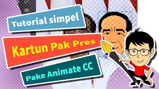 Minimalis Avatar - Membuat Gambar Kartun Presiden Jokowi Dengan Animate/Flash screenshot 4