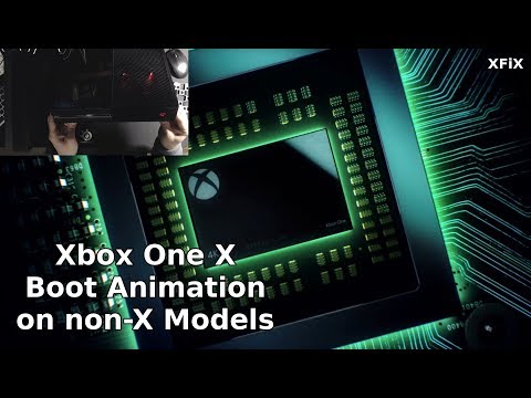Xbox One X Boot Animation on non-X Models