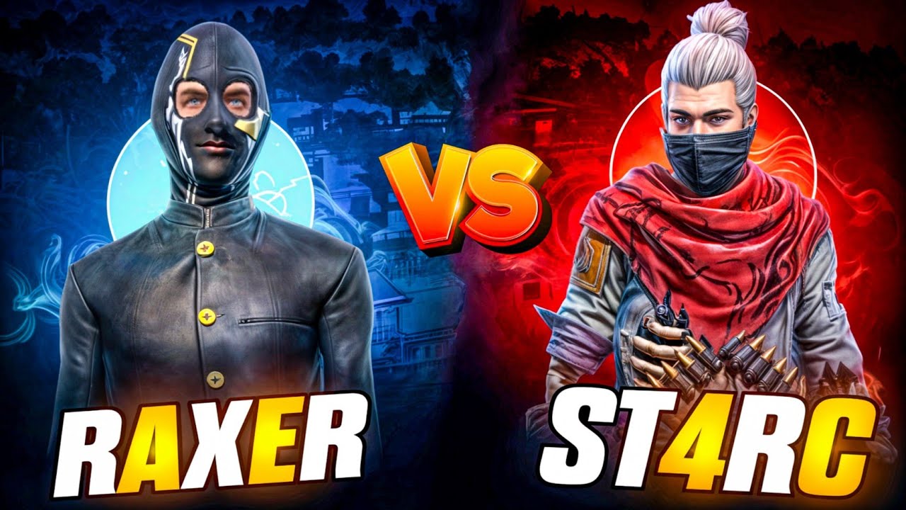 RAXER VS STARC 📱VS📱🫂🔥 - YouTube
