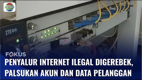 Polisi Gerebek Tempat Penyaluran Jaringan Internet Ilegal  | Fokus