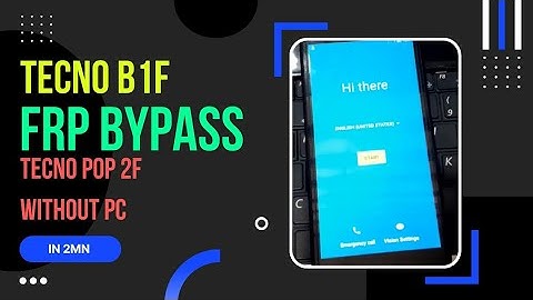 Tecno B1F Frp bypass | Tecno Pop 2 GOOGLE ACCOUNT REMOVE | GOOGLE ACCOUNT UNLOCK TECNO B1 |