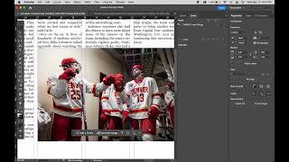 How to make a Clarion print page on InDesign