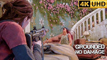 The Last of Us 2 PS5 Remastered Aggressive & Stealth Gameplay - Ellie vs Abby ( GROUNDED/NO DAMAGE )