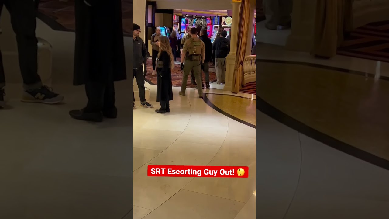 SRT Escorts Guy Out! 👊🏼 #LasVegas #Vegas #CaesarsPalace #Casino #fyp #viral #shorts