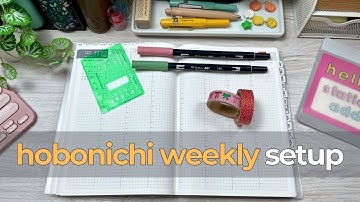 🔴 Plan With Me! | Fresh Week in My Hobonichi Cousin