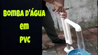 Bomba d'água manual em PVC