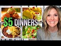 $5 DINNERS | FIVE Quick &amp; Easy Cheap Dinner Recipes Made EASY! | Frugal Fit Mom