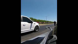 Midnight Boosted Coyote Ford F150 vs KLM Corvette C7