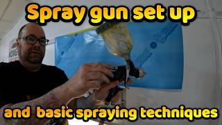 How to set up your spray gun, and basic spraying techniques for beginners
