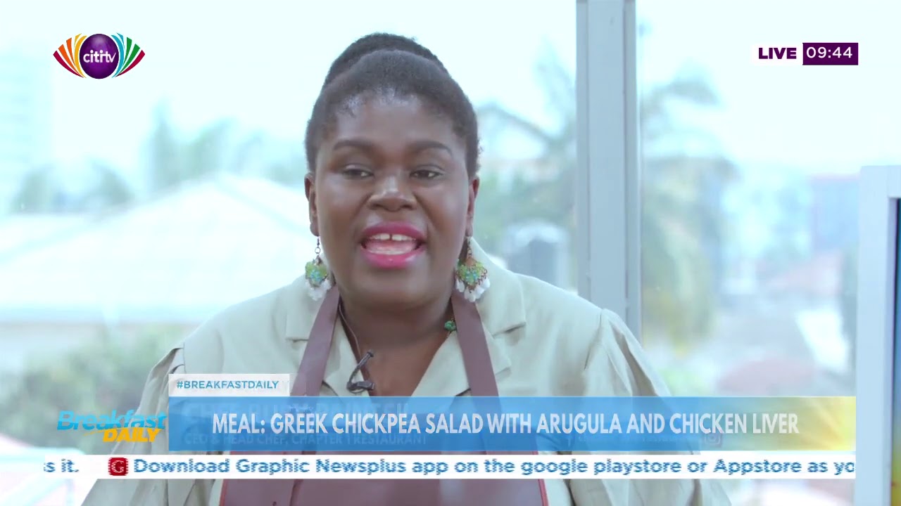 How To Prepare Greek Chickpea Salad With Arugula And Chicken Liver Breakfast Daily Youtube