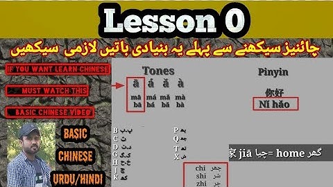 Learn basic chinese for beginners Urdu/Hindi Lesson 0 /chinese tones/ Pinyin #learnchineseinurdu