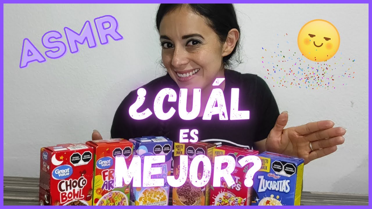 😋 ASMR Comiendo CEREALES "Baratos" vs "Caros" ¿CUÁL ES MEJOR? ASMR en