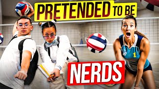Volleyball Nerds Pretended to be Beginners Prank (Accepted to the Team)