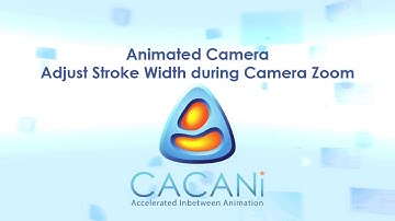 Animated Camera and Automatic Stroke Width Reduction - CACANi 2.1