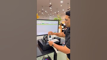 Dynamic QR code device ❤️😍😍#qrcode #retailbillingsoftware #raintech