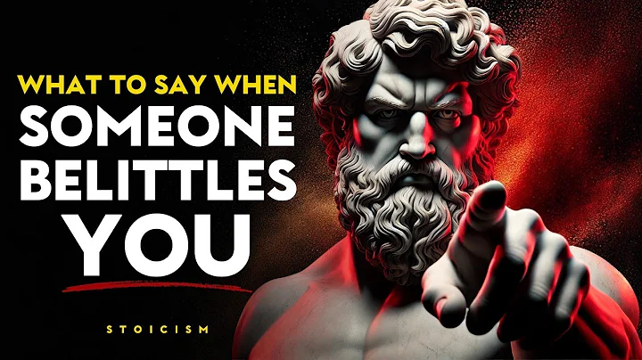 How To Respond When Someone Belittles You   Marcus Aurelius Stoicism