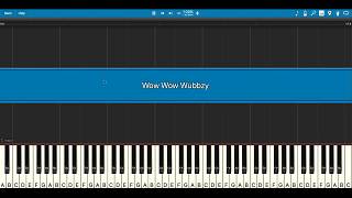 Wow Wow Wubbzy Theme Song - Piano Tutorial