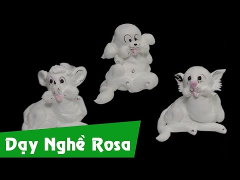 Video Dạy làm bánh kem: Tạo hình thú - youtube