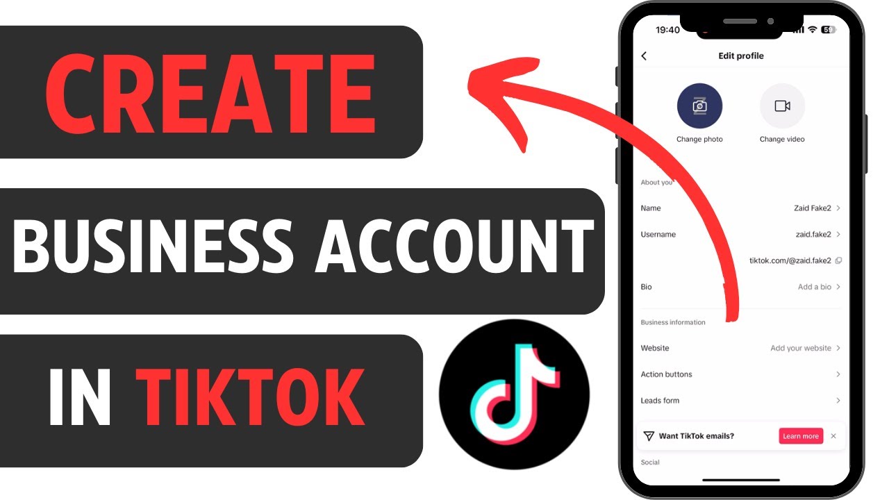 How To Make TikTok Business Account | Setup TikTok Business Account ...