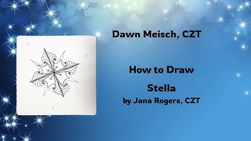 How to Draw Stella | Zentangle Pattern