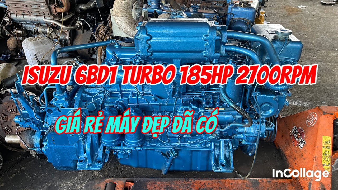 Động Cơ Isuzu 6BD1 Turbo 185hp 2700rpm Chỉ 72tr 0923,5555,97 Tâm| Tâm ...