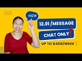 Get paid php 1291 per message as a phone chat agent with no experience needed  sincerely cath