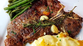 TBONE STEAKS| PAN SEARED & FINISH IN THE OVEN.