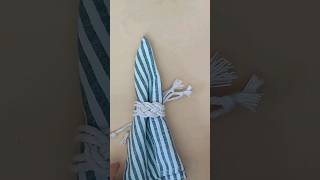 Macrame napkin ring tutorial