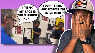 OMG! This BOLD teacher went FULL WHITE SUPREMACY in classroom
