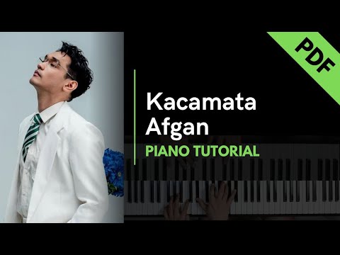 Not Angka Kacamata - Afgan Piano Tutorial