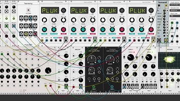 Ambient Random Pulse Plucks in VCV Rack
