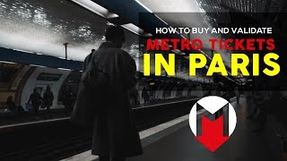 How To Buy And Validate Metro Tickets in Paris Metro | Travel With Us