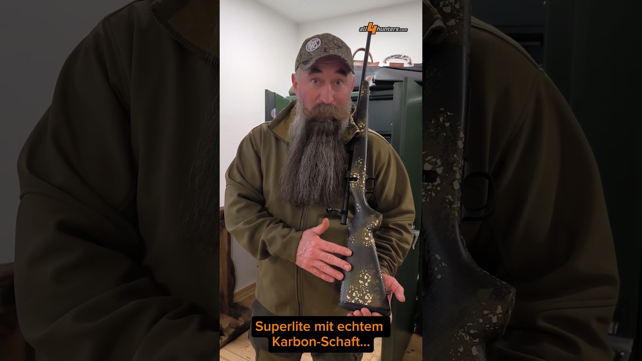 Die HOWA 1500 SUPER LITE mit Karbon Schaft im Jagdgut Willenbach