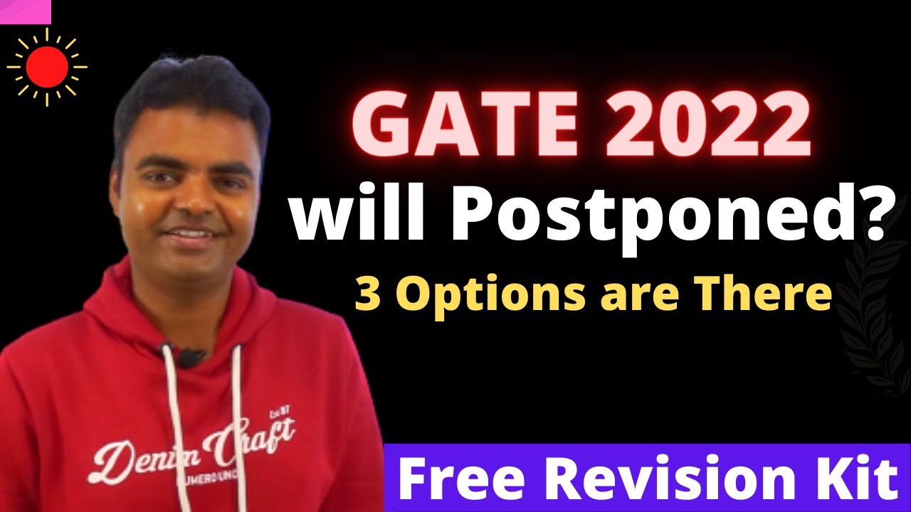 GATE 2022 Postponed News Will GATE 2022 Exam Postponed Or Not YouTube gate-2022-postponed-news-will-gate-2022-exam-postponed-or-not-youtube