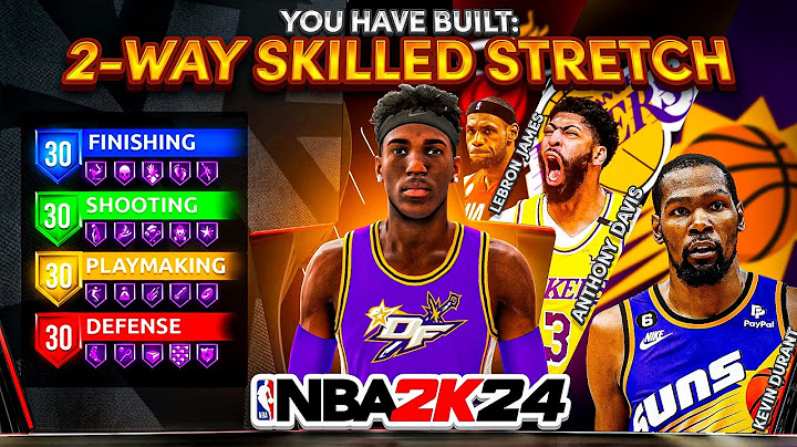 THE STRETCH BUILD THAT CAN DO EVERYTHING • BEST BUILD NBA 2K24 REVEALED (2-WAY SKILLED STRETCH)