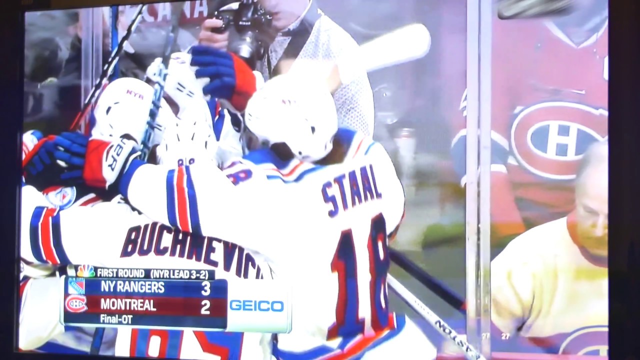 Greatest Fan Reaction To Rangers Overtime Win YouTube