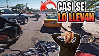 🔥POR POCO SE LO LLEVAN🔥| TAXISTA LOCO | OBSERVACIONES DIARIAS 18 | WAXA MOTO VLOG