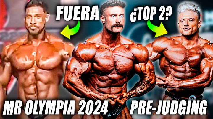 PRE JUDGING CLASSIC PHYSIQUE MR OLYMPIA 2024 RAMON DINO FUERA DEL TOP 3 SUDANDO