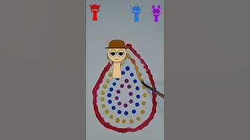 ASMR Color Mixing #sprunki #satisfying #asmr #color #oddlysatisfying