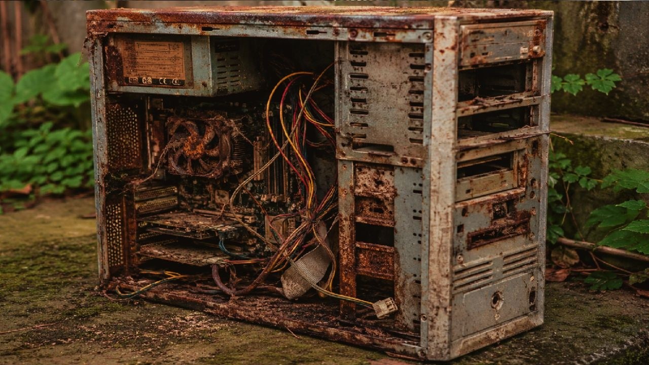 Rusted Computer I Restored a $500 Old Dusty PC from the Dead from Scrap Yard Than The ...