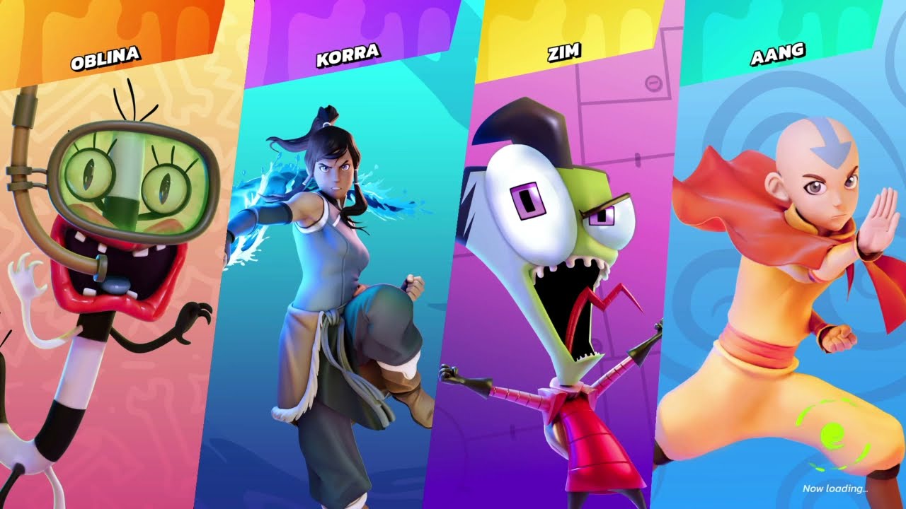 Oblina/ Korra Vs Zim/Aang in Soccer|Nickelodeon All-Star Brawl