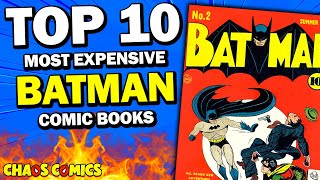 Top 10 Most Expensive BATMAN Comics Books...