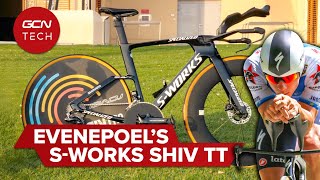 Remco Evenepoels Specialized S-Works Shiv Tt Worldtour Pro Bike