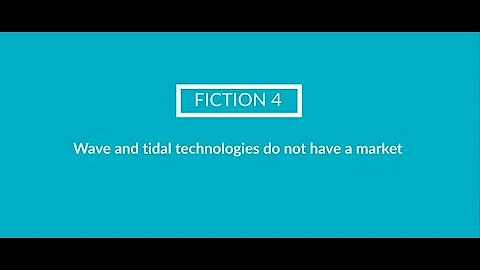FICTION 4. Wave and tidal technologies do not have a market - DayDayNews