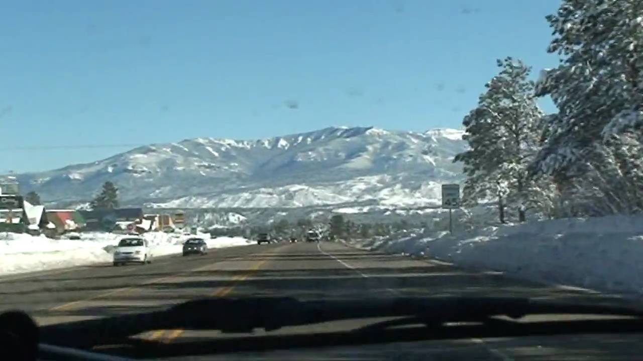 Driving Pagosa Springs HWY 160 Between Piedra Road And Downtown driving-pagosa-springs-hwy-160-between-piedra-road-and-downtown