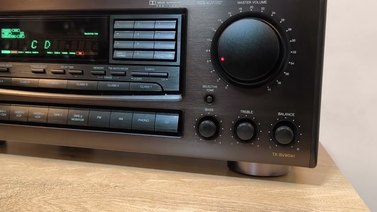 ONKYO 統合アンプ SERVO OPERATIONAL ONKYO TX - SV 9041 - YouTube