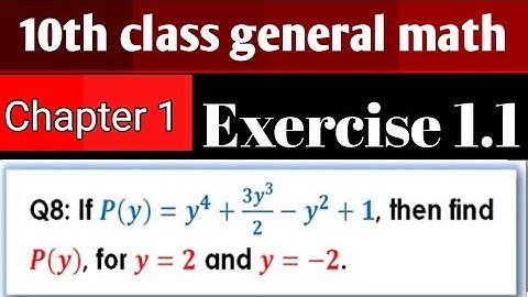 10th class general math chapter 1 Exercise 1.1 question 8 complete solve with professor Sufyan Ali 