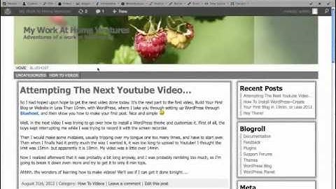 Simple How To: Install and Customize a Wordpress Theme~Atahualpa Theme Tutorial