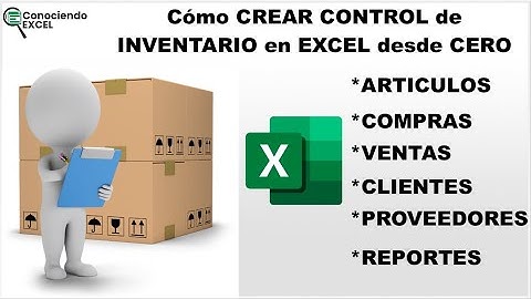 👉  Cómo CREAR CONTROL de INVENTARIOS en EXCEL desde CERO - [INTRODUCCION] ✅