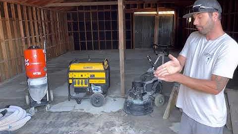 Concrete Surface Prep Restoring Damaged Concrete ( Part 2) Grind/ Stain / Seal process #surfaceit805
